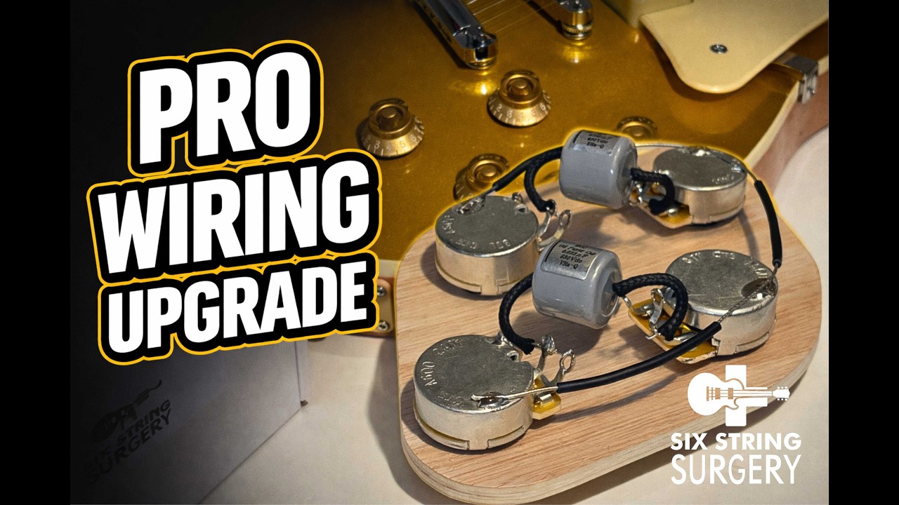 How to Install a Les Paul Wiring Harness (CTS = PIO Caps) | Six String Surgery Tutorial