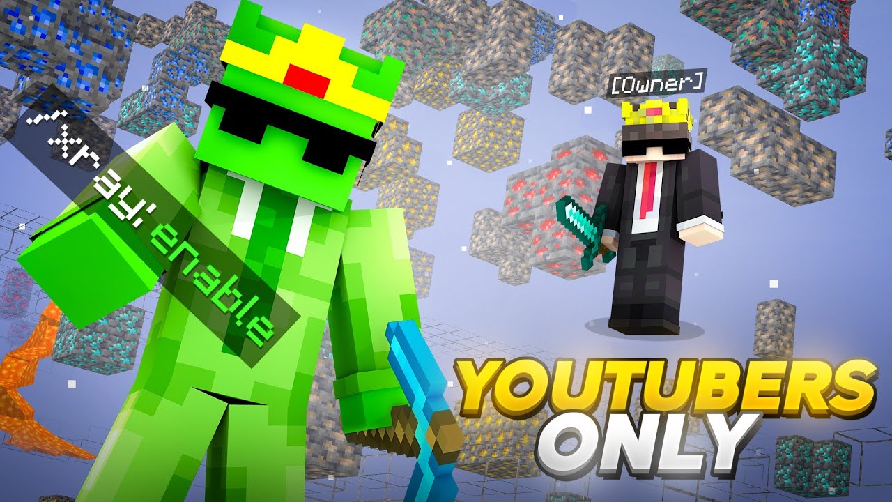 Secretly X-Raying on a YouTubers Only Minecraft Server…