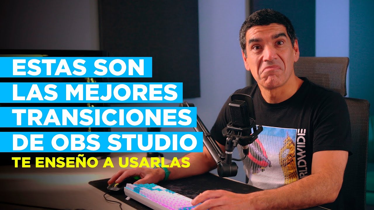 🚀 Las mejores TRANSICIONES en VIVO 🔴 ► Con OBS Studio