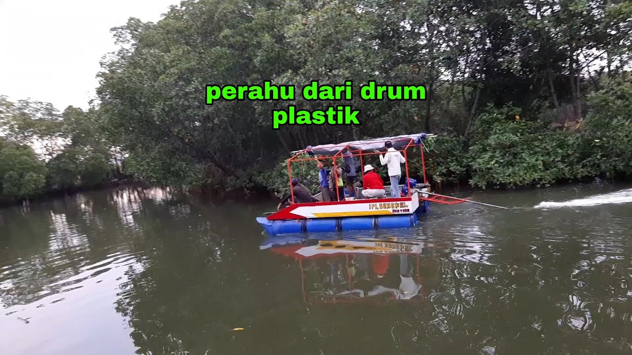 Cara membuat perahu mancing dari drum plastik#part2