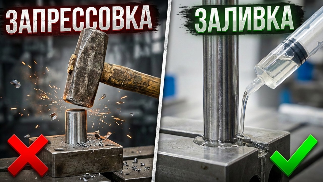 Заливка направляющих колонок штампа вместо запрессовки