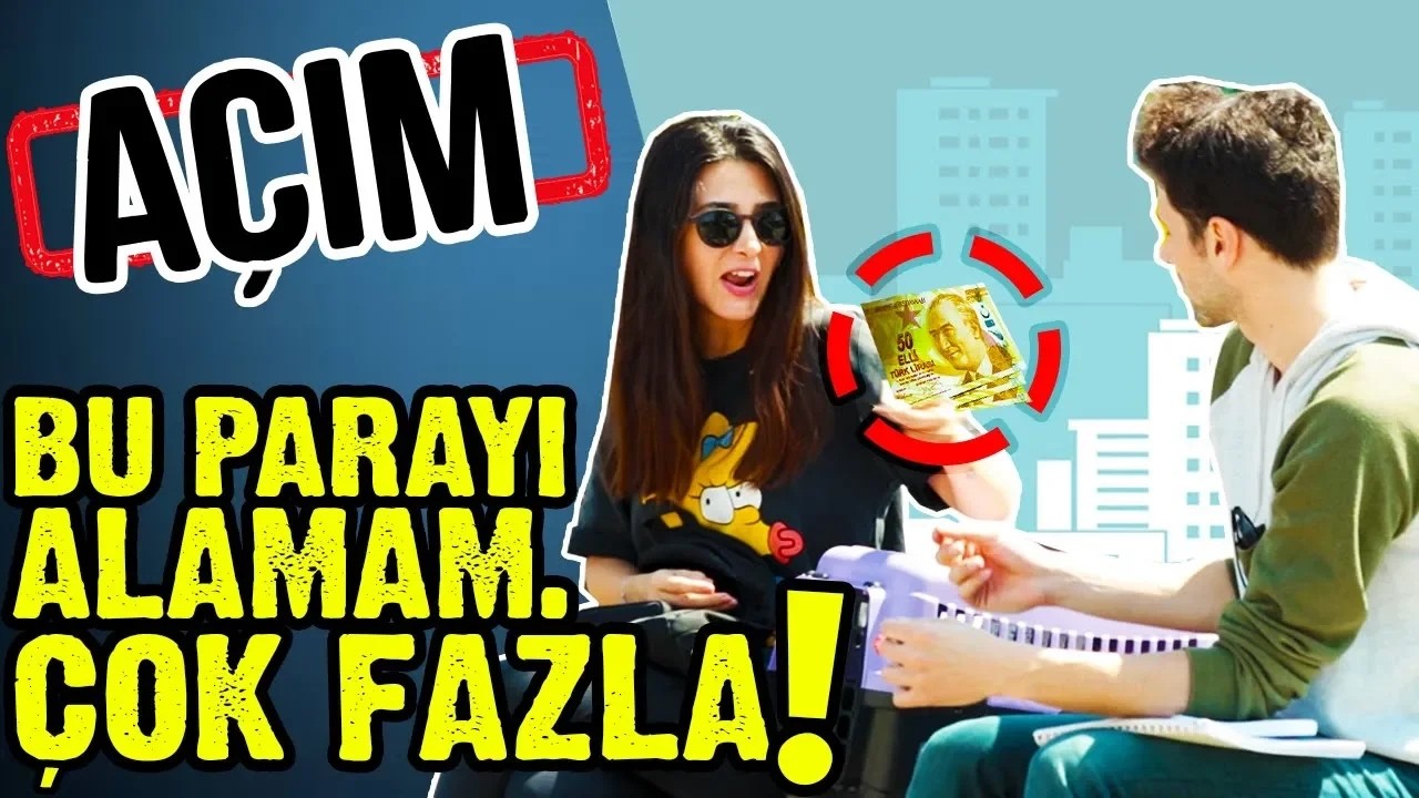 YOL PARAM YOK SIRT ÇANTAMI SATIN ALIR MISIN? / ŞOK TEPKİLİ SOSYAL DENEY