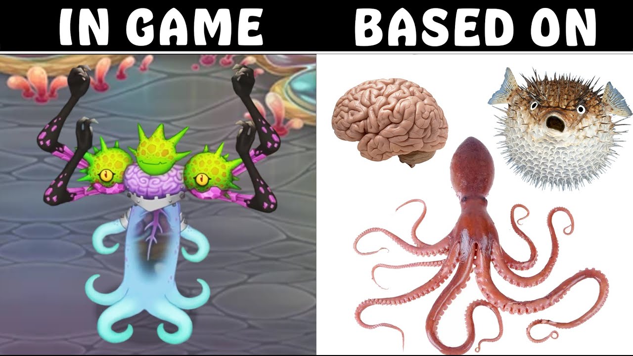 My Singing Monsters are based on... | All Sounds and Animations + video