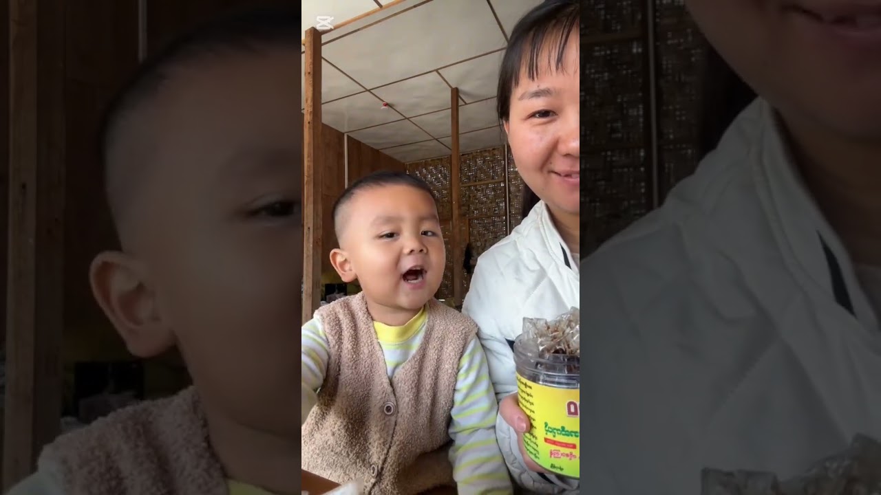 Sahnnshann#baby #love #funny #cute ချစ်ပေးကြပါအုံးနော်