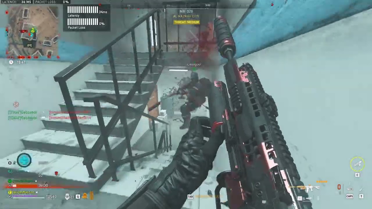 (IM)MrNoBody Cheating in DMZ - Walhacks & Aimbot. Shooting through walls.