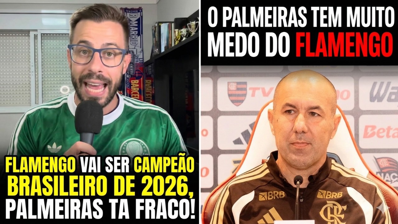 FACINCANI T&Aacute; COM MEDO DO FLAMENGO! 😳🔥