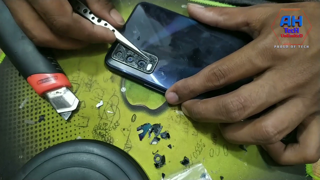 Vivo Y12s/Y20 Crack Broken Scratch Camera Lens Glass Change Replacement | How to Replace Camera lens