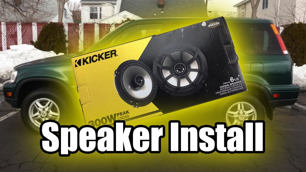 2000 HONDA CRV SPEAKER REPLACEMENT