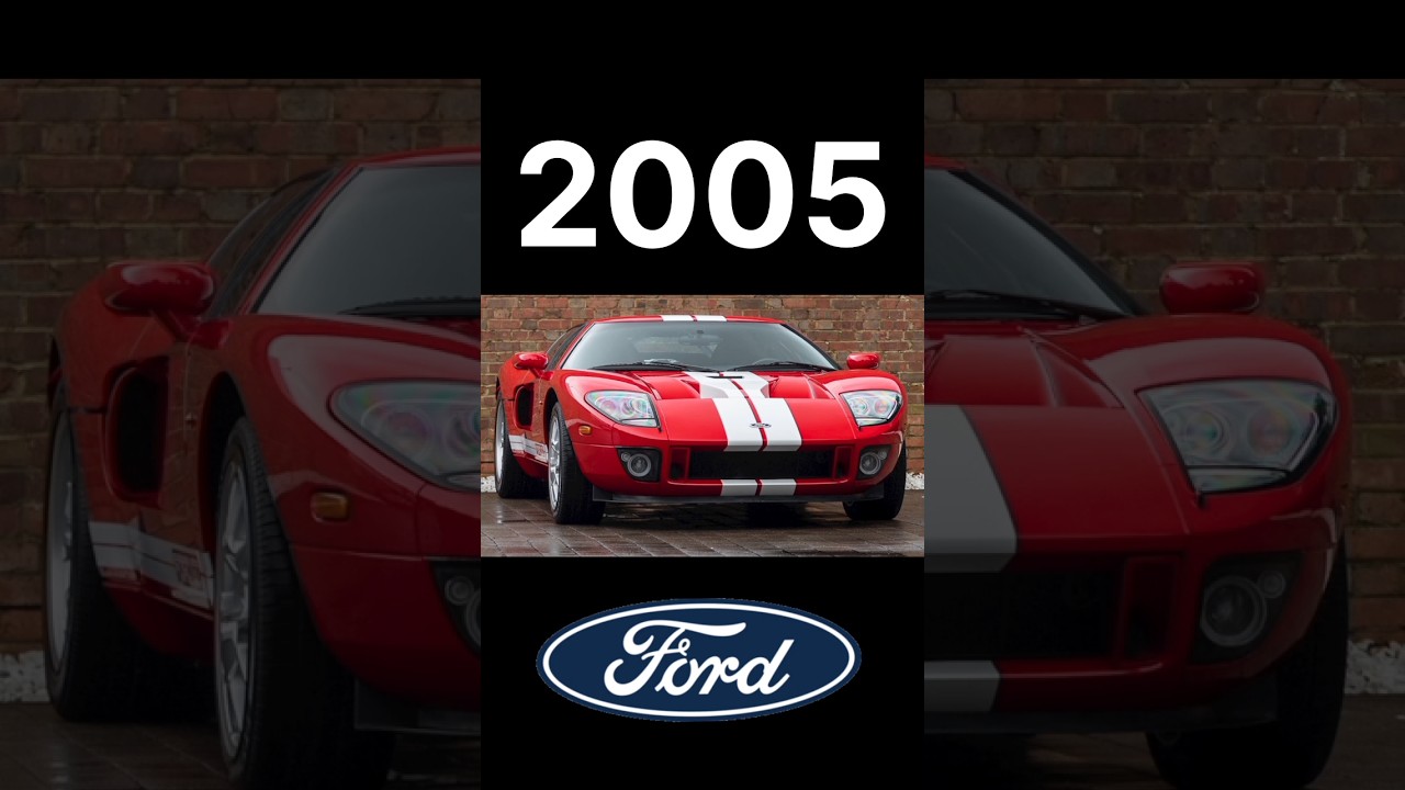 evolution of racing ford gt (1966-2023) #shorts #viral #racing #tranding