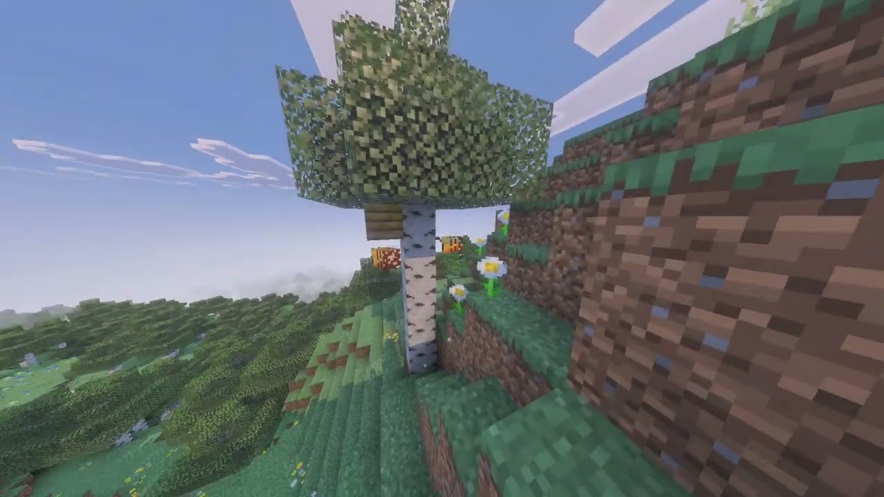 a slow Minecraft world