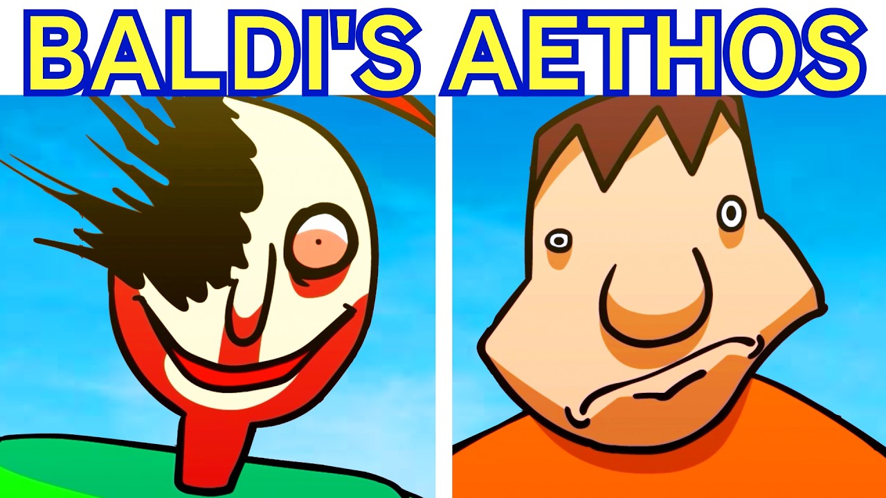 FNF BALDI'S AETHOS vs BULLY + Lyrics (Baldi's Everlasting Edutainment)