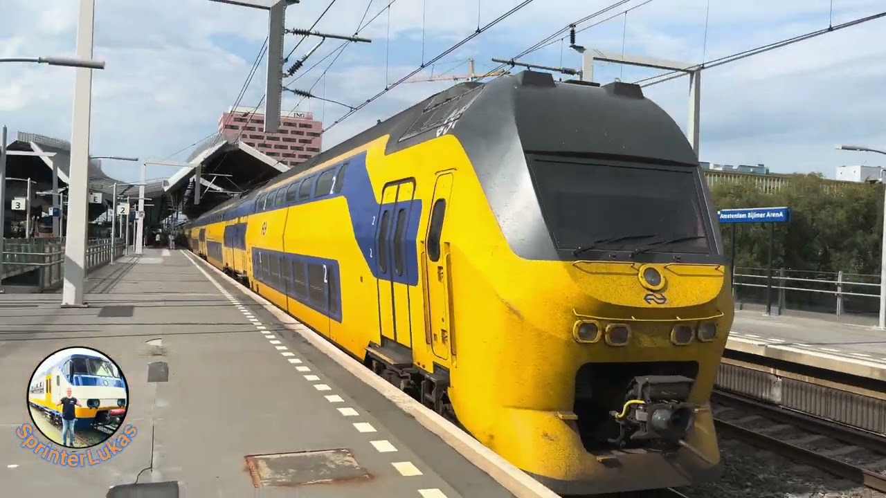 Treinen op Station Amsterdam Bijlmer ArenA! 
