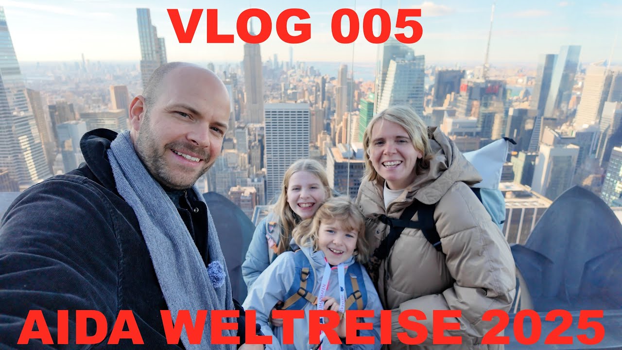 Aida Weltreise 2025 - VLOG 005 - New York City USA