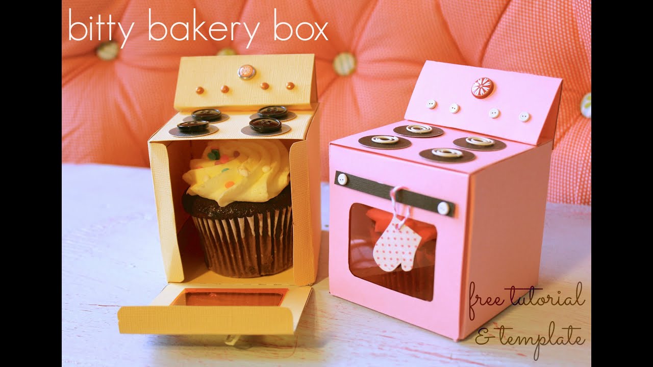 Bitty Bakery Cupcake Box (FREE template!)