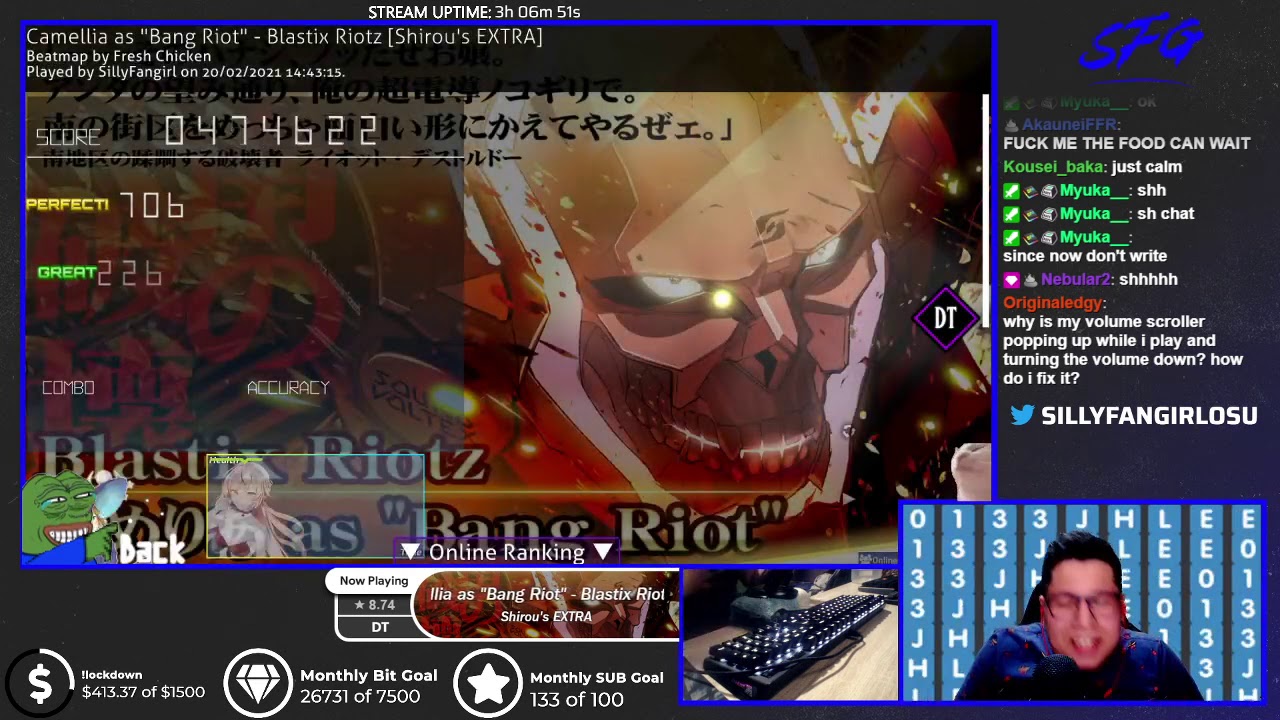 I DEFEATED BLASTIX RIOTZ !!!!!!! SHIROU'S EXTRA +DT S RANK !