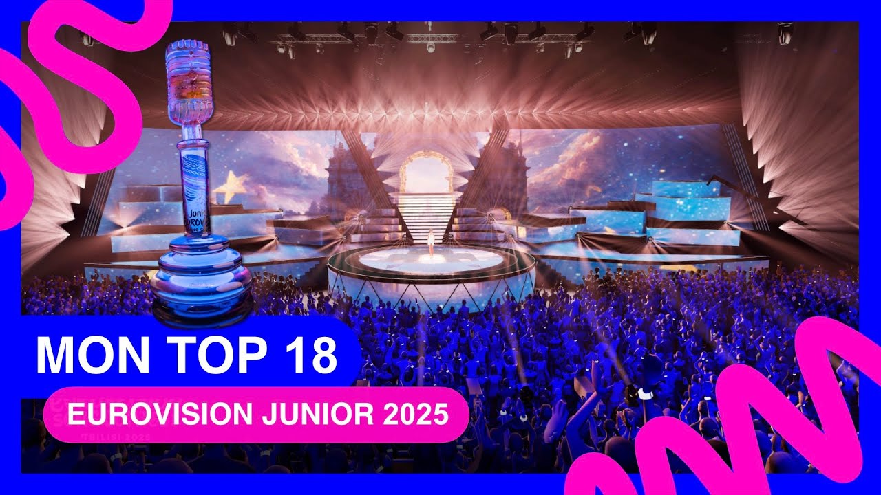 Eurovision Junior 2025 • Mon top 18 avant la finale