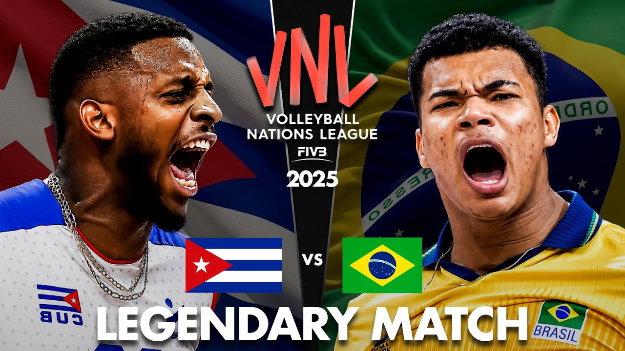 Brazil vs Cuba | Volleyball Match That Shocked the World !!!