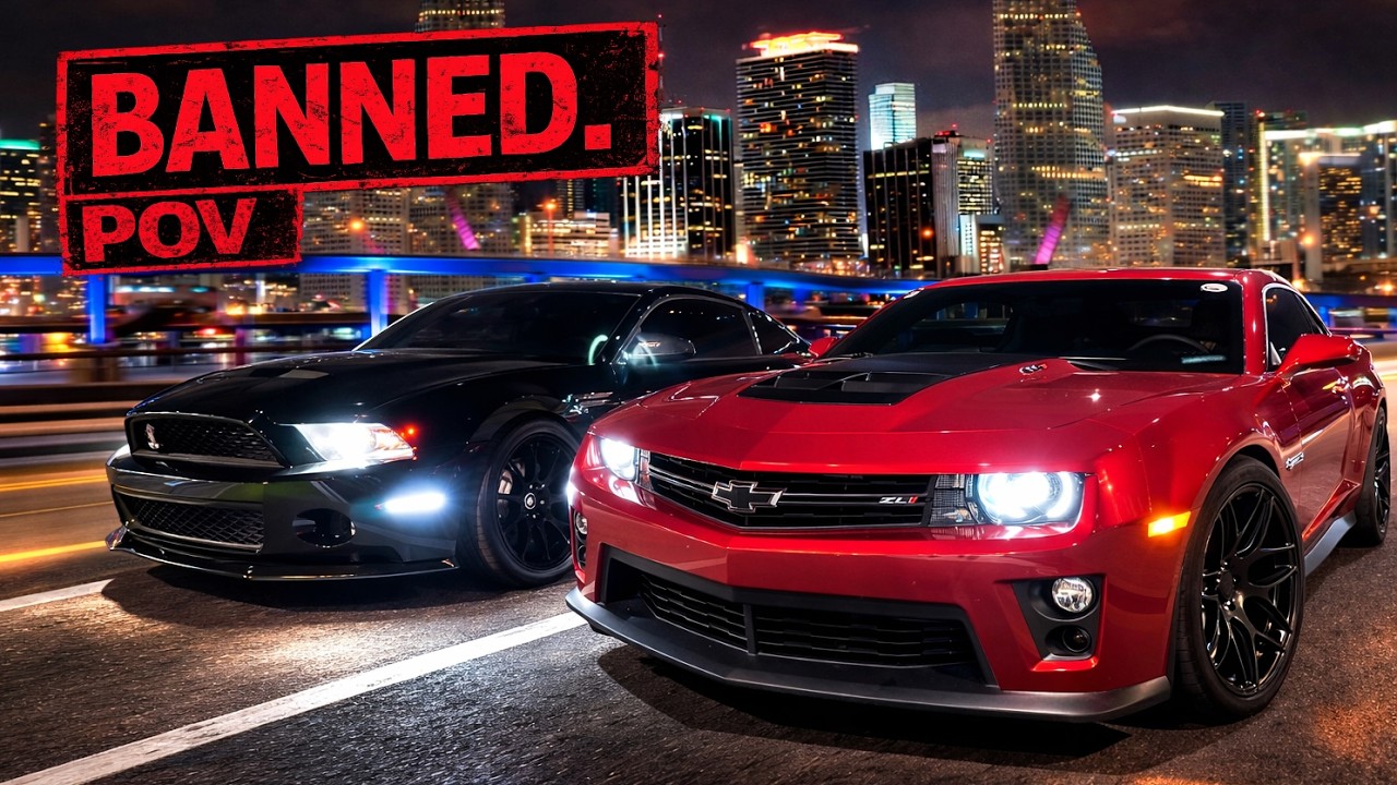 St*pid LOUD GT500 and ZL1 Terrorize Miami Streets!!