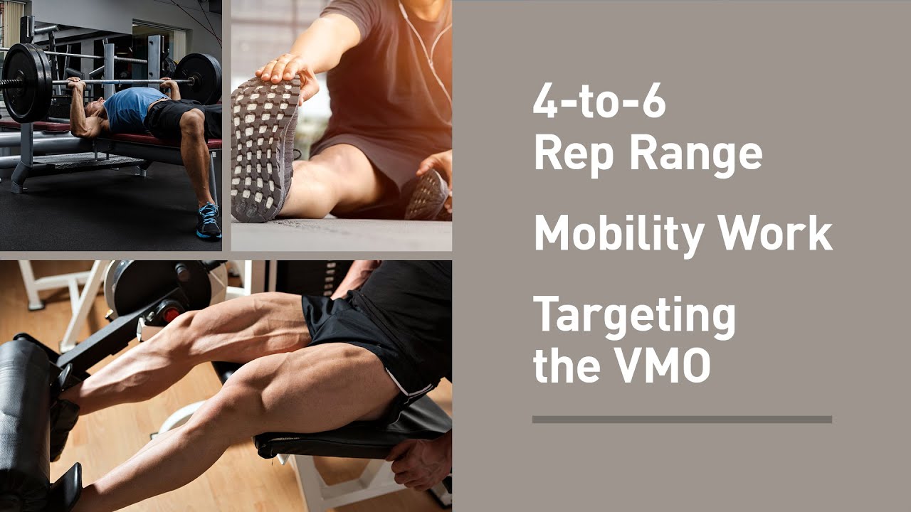 Says You! 4-to-6 Rep Range, Mobility Work, and Targeting the VMO