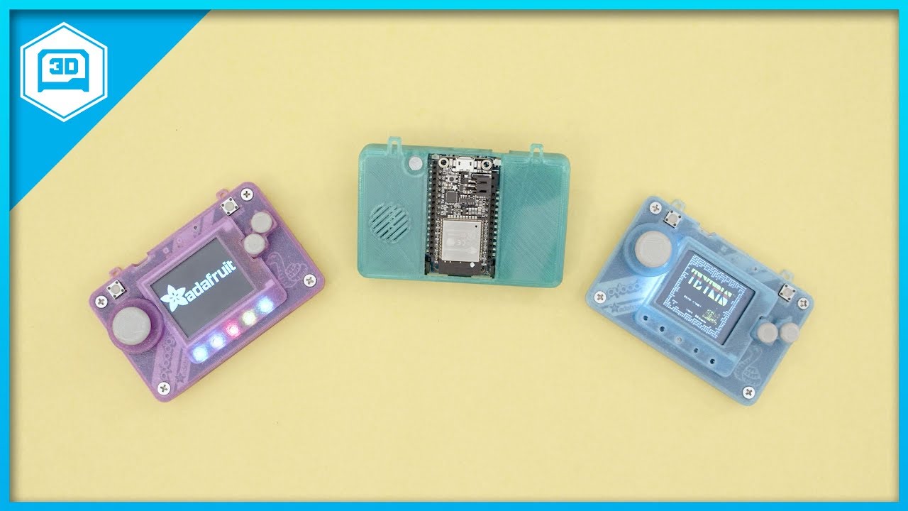 PyBadge NES GamePad #3DPrinting @adafruit #adafruit