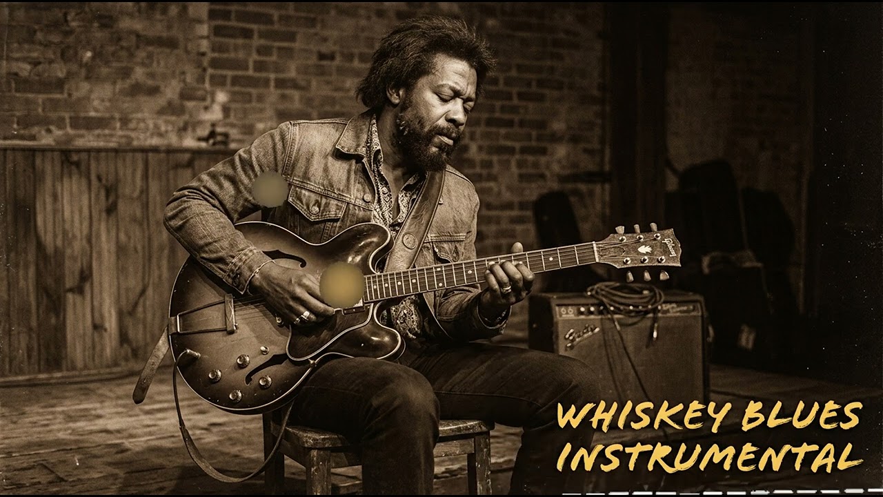 Relaxing Slow Blues Guitar Instrumental – Smooth Electric Blues for Midnight Mood