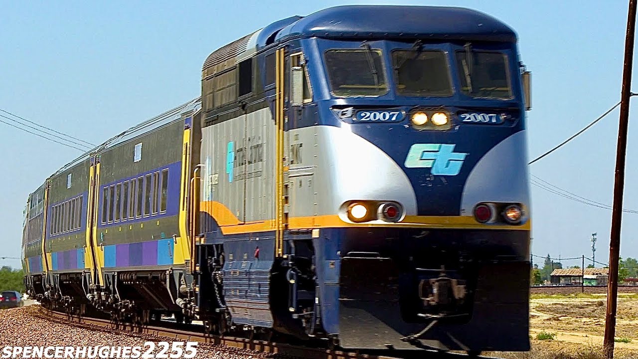Amtrak & BNSF Trains - CENTRAL VALLEY, CA