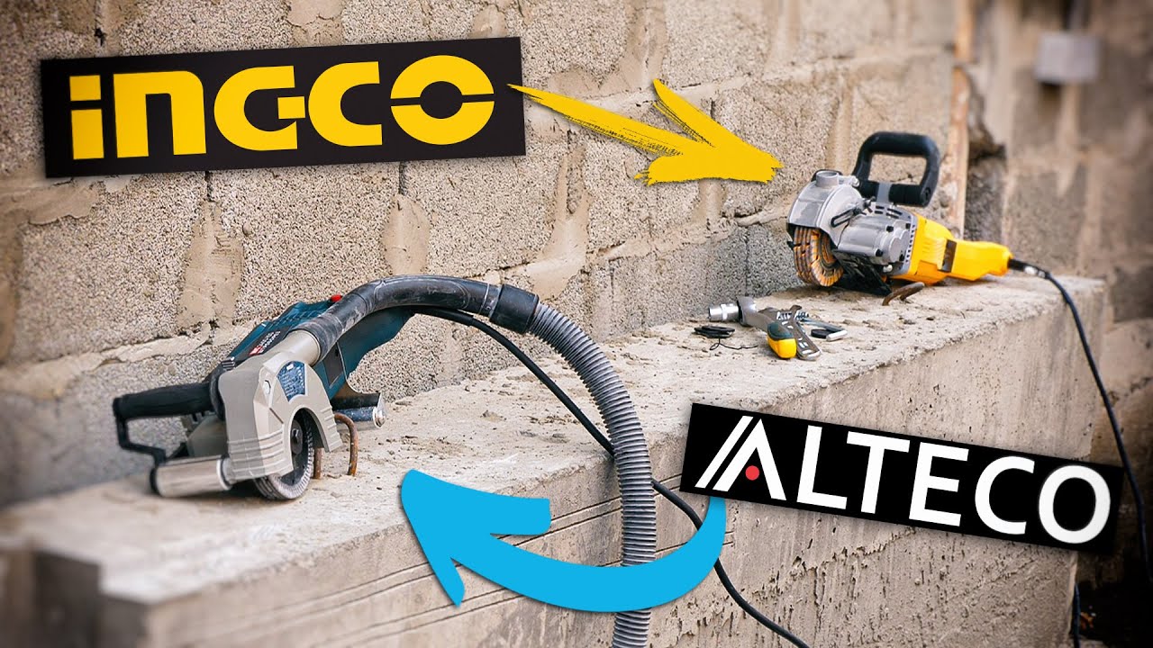 Штроборезы на 5 (!!!) дисков INGCO ALTECO