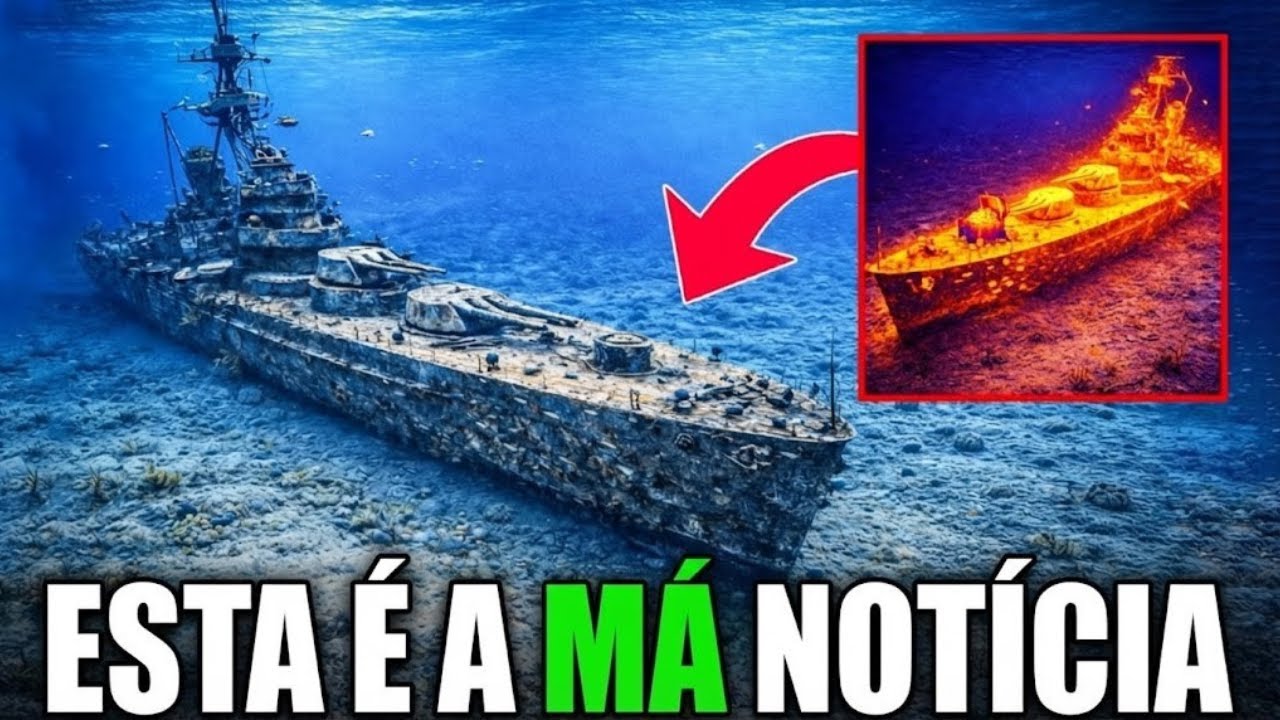 Drone submarino descobriu câmara aquecida e selada dentro do Bismarck e enviou SOS