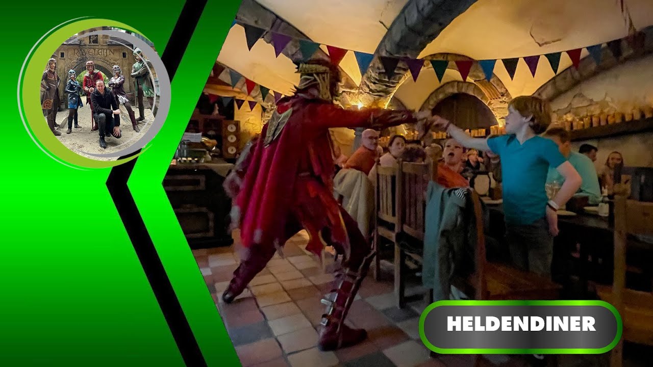 Aan tafel met de helden van Raveleijn🏇| Heldendiner 🍴| Efteling 🎢| Vloggen met Alain📸