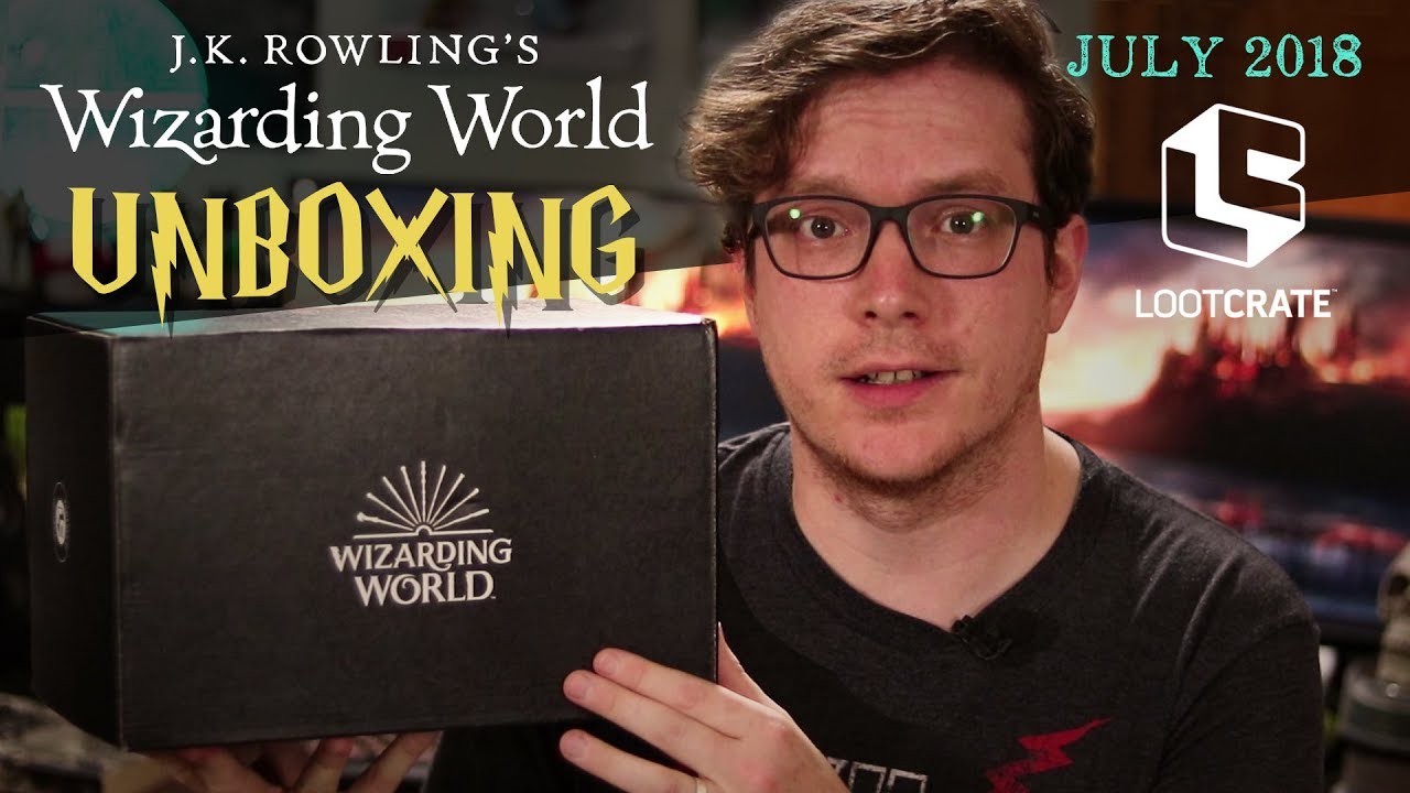 LootCrate Wizarding World Unboxing - July 2018 - Muggle Magic