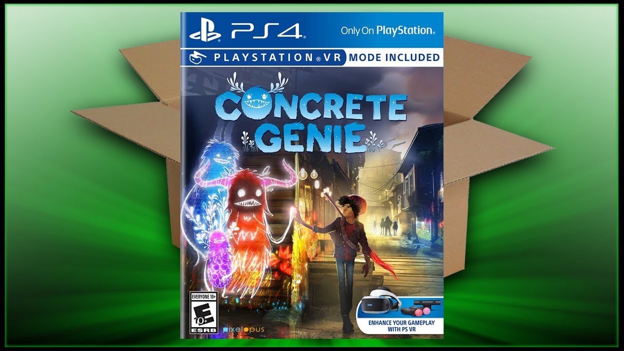 Concrete Genie [PS4] (Unboxing/Breakdown/Demo)