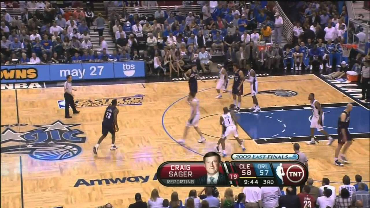 Lebron 2009 Playoffs: GM 4 vs Magic, 44 Points (5.26.09)