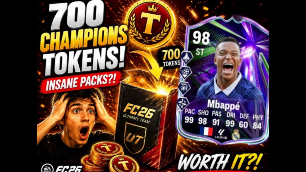 700 CHAMPIONS TOKENS! 😱INSANE PACKS??!!