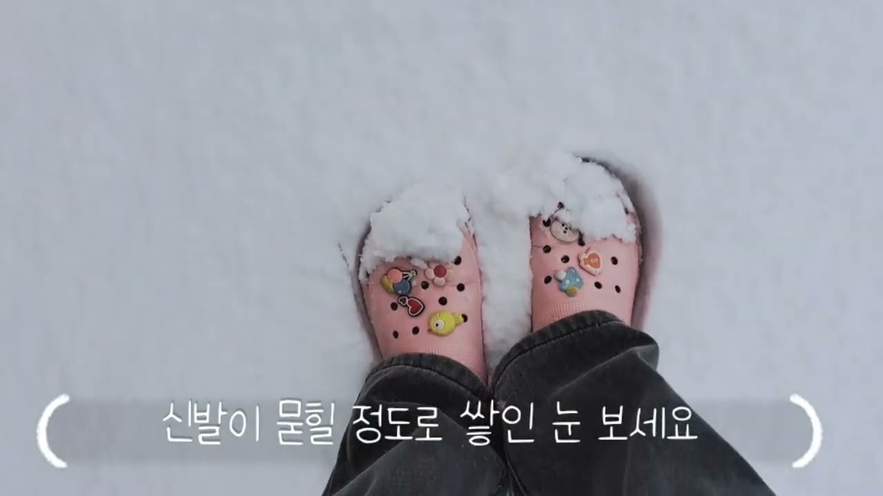 눈 나리는 풍경
