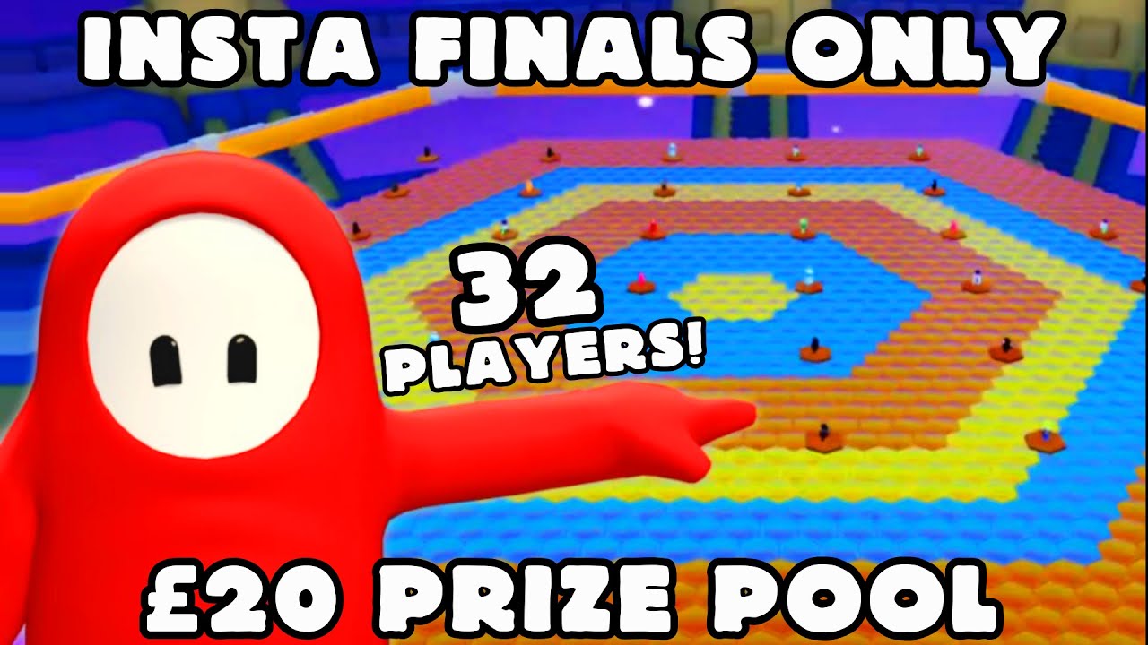 FALL GUYS INSTA FINAL ONLY TOURNAMENT | &pound;20 PRIZE POOL | Fall guys Live Customs