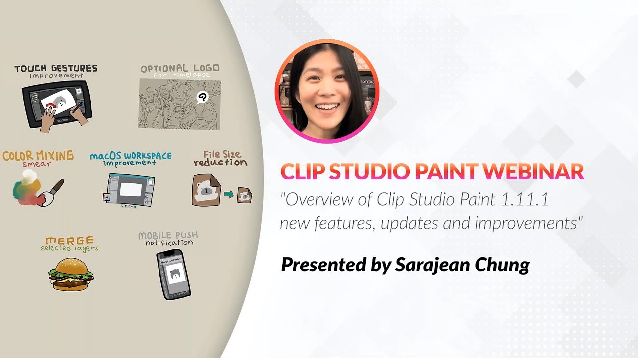 Overview of Clip Studio Paint 1.11.0 new features, updates and improvements