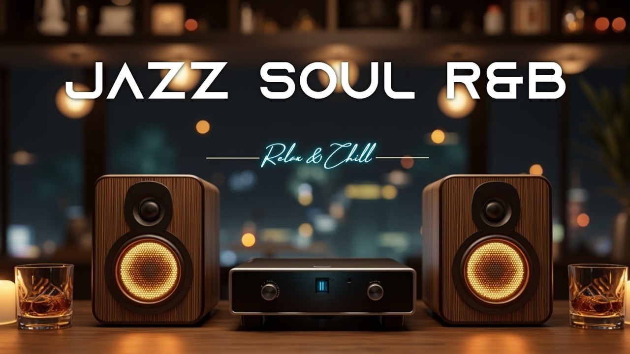 Гладкий джаз и душевный R&B ~ Плейлист для релаксации в ночном лаунже