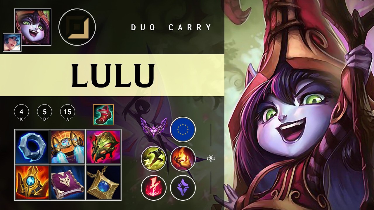 Lulu Carry vs Zilean - EUW Master Patch 26.04