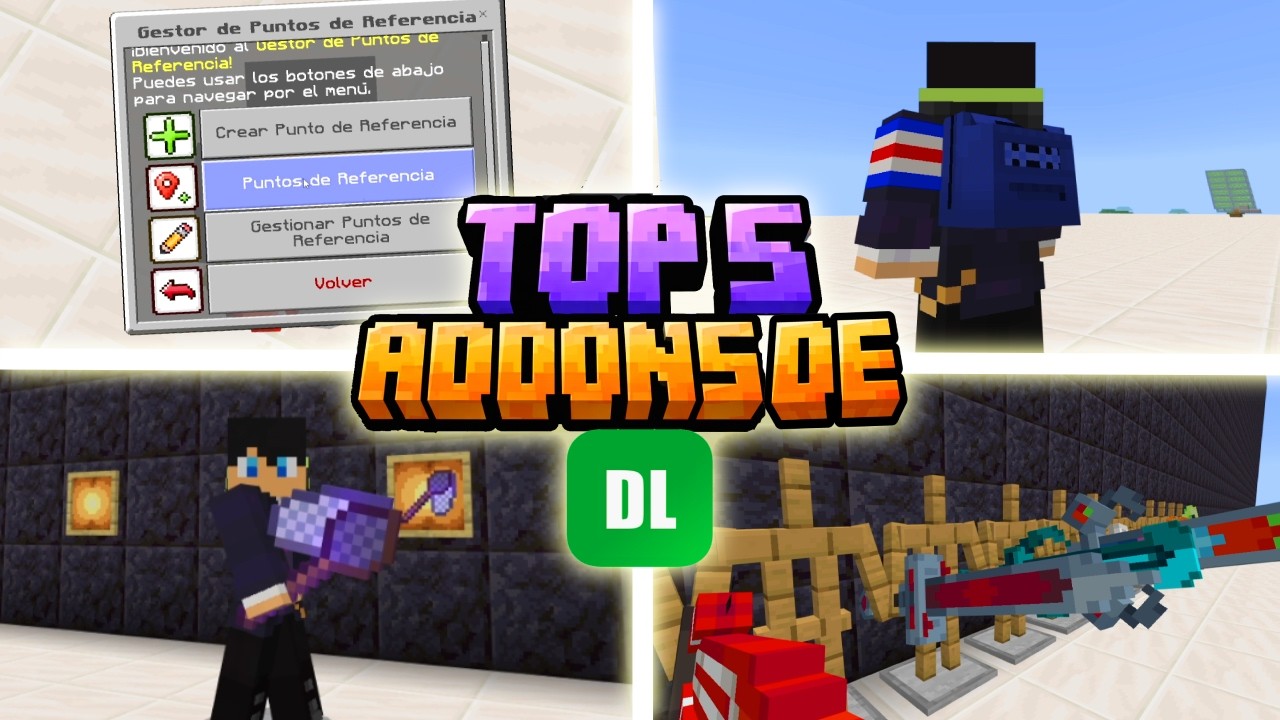 TOP 5 Addons &Eacute;PICOS para Minecraft Bedrock 26.32