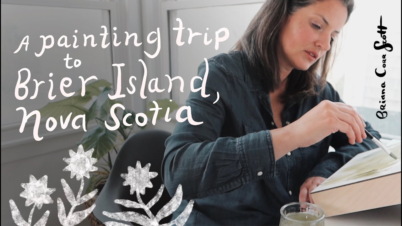 A Painting Trip To Brier Island, Nova Scotia; Whale Watching, Ferries and Painting a Singing Dog