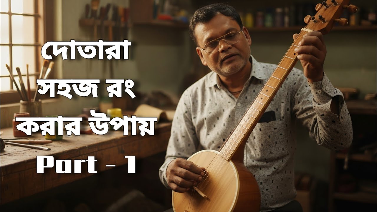 ঘরে দোতারা নতুন রঙে জীবন্ত! 🔥 দোতারা সহজ রং করার উপায় - Part - 1