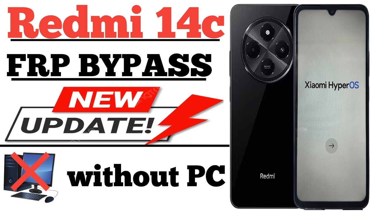 Redmi 14c frp bypass/New update 2026💯