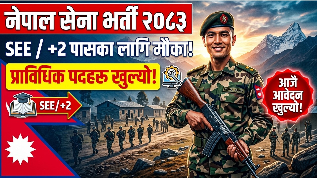 Nepal army vacancy/2082/2083/Nepal Army/Nepali Sena/Technical Vacancy
