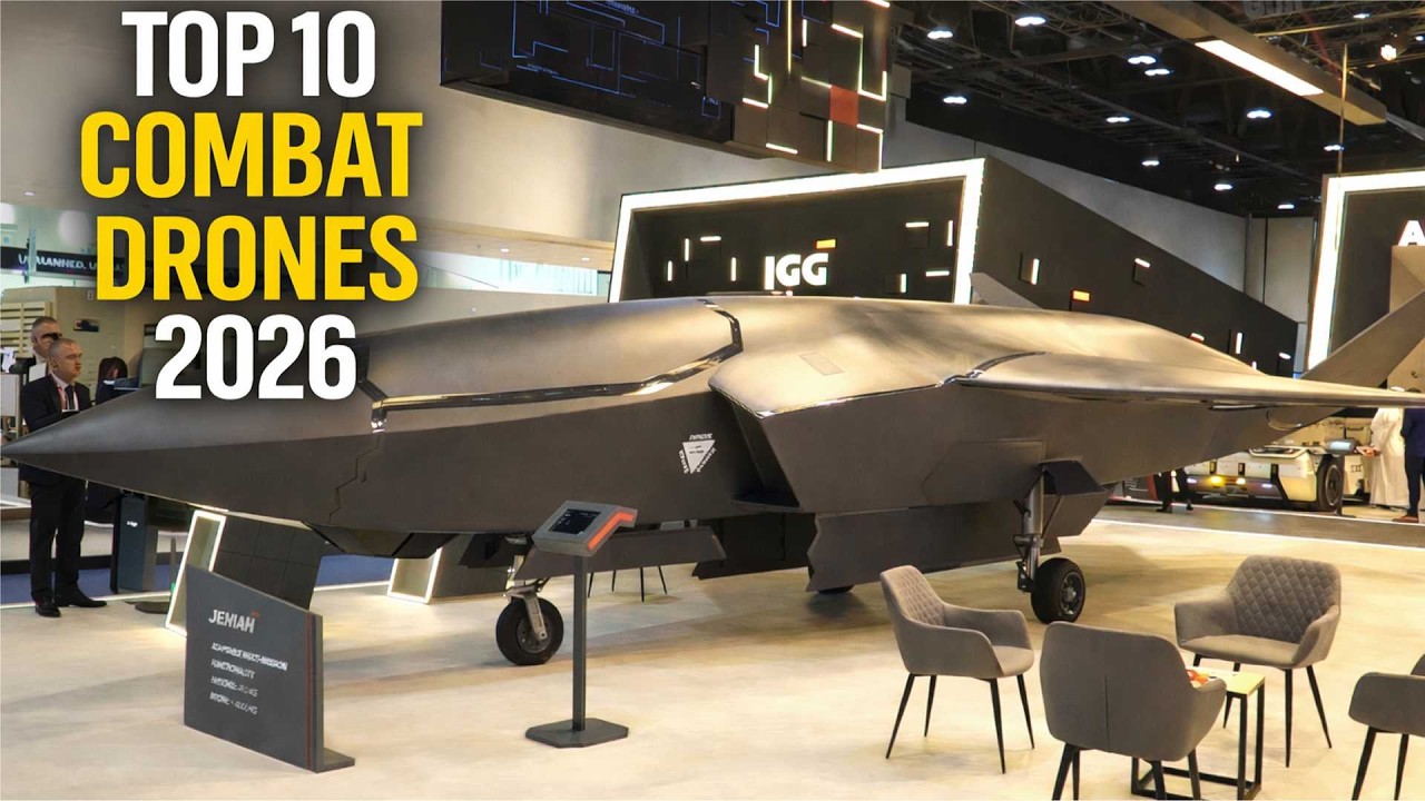 Top 10 Next Generation Combat Aerial Drones 2026 Revealed at UMEX United Arab Emirates