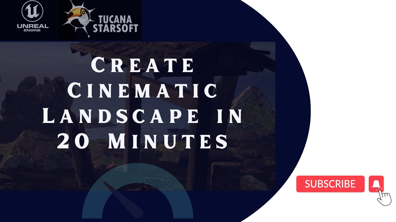 UE5- Cinematic landscape in 20 minutes