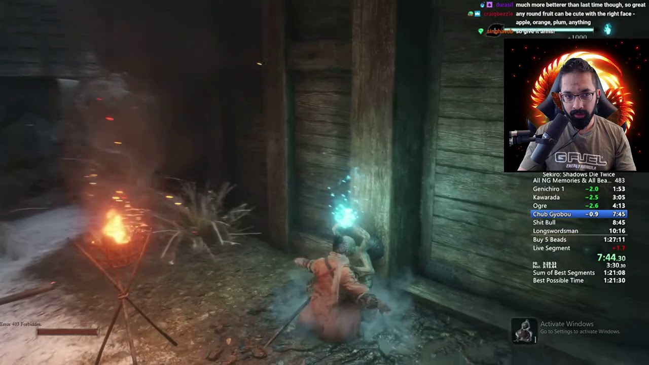 Sekiro GDQ Submission (All Beads/NG Memories AGDQ 2020)