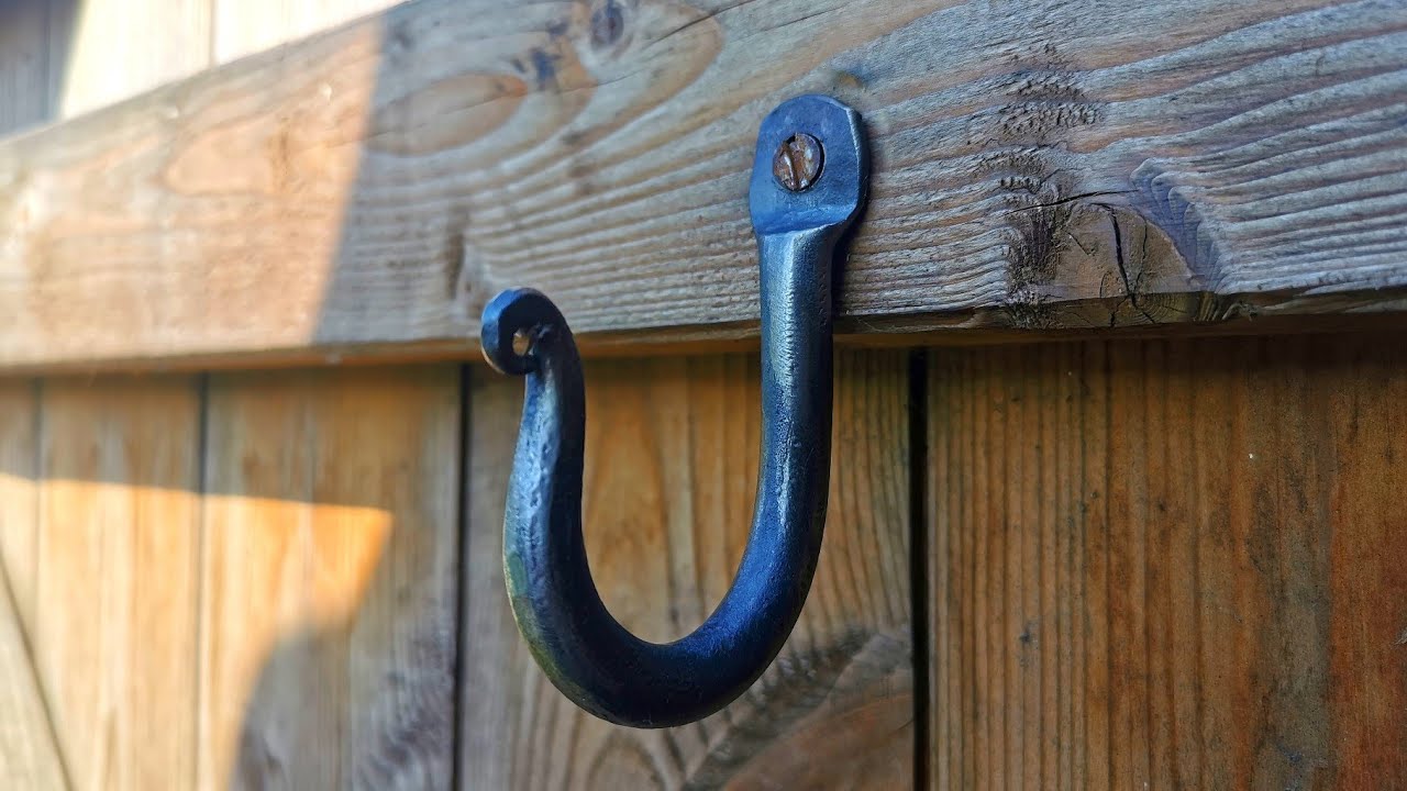 FORGING A HOOK!!! - Easy beginner project