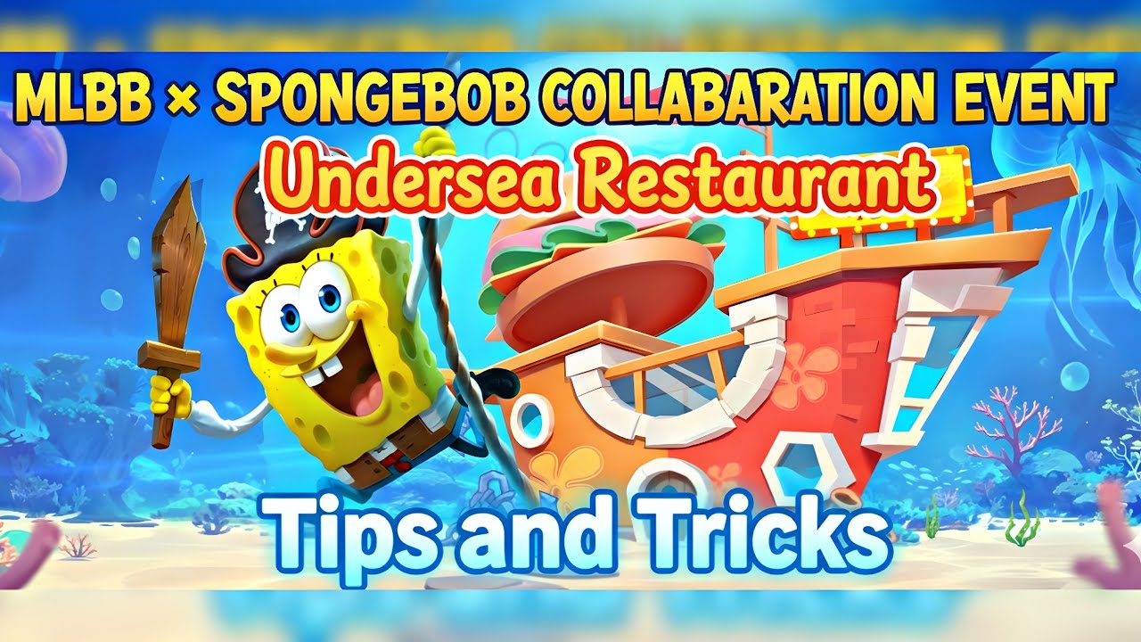 MLBB x SPONGEBOB COLLABORATION EVENT Undersea Restaurant tips and tricks using Auto Clicker #mlbb