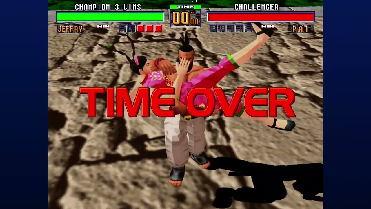 vf2リョナ　タイムアップ後も執拗に背骨を折られるパイ その1　Pai's spine is broken even after the time is up. Part 1