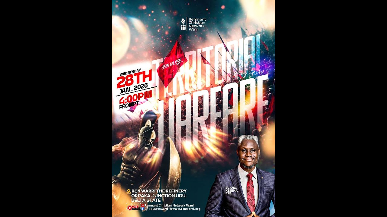 WEDNESDAY PRAYERS || TERRITORIAL WARFARE || EVANG. KESIENA ESIRI